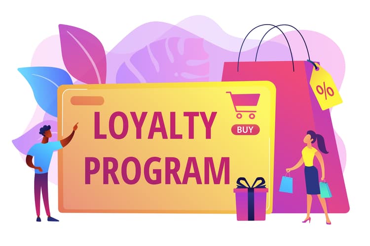 Loyalty program concept illustration.